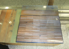 「Nipporiペンシルベンチ」材料の鉛筆用の木材